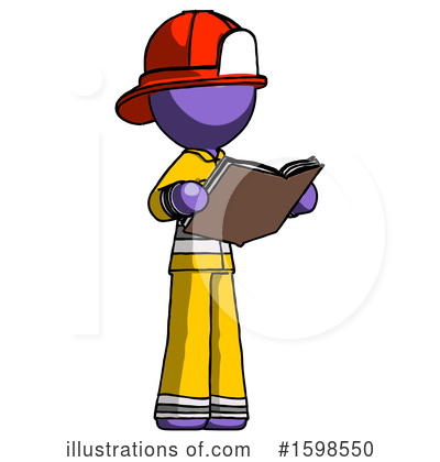 Royalty-Free (RF) Purple Design Mascot Clipart Illustration by Leo Blanchette - Stock Sample #1598550