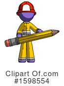 Purple Design Mascot Clipart #1598554 by Leo Blanchette