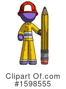 Purple Design Mascot Clipart #1598555 by Leo Blanchette