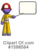 Purple Design Mascot Clipart #1598564 by Leo Blanchette