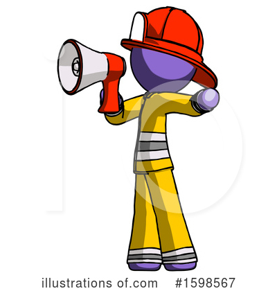Royalty-Free (RF) Purple Design Mascot Clipart Illustration by Leo Blanchette - Stock Sample #1598567