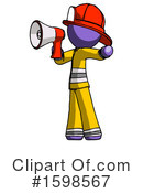 Purple Design Mascot Clipart #1598567 by Leo Blanchette