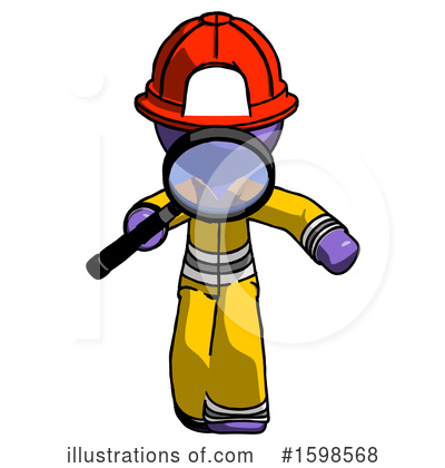 Royalty-Free (RF) Purple Design Mascot Clipart Illustration by Leo Blanchette - Stock Sample #1598568