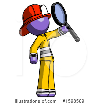 Royalty-Free (RF) Purple Design Mascot Clipart Illustration by Leo Blanchette - Stock Sample #1598569