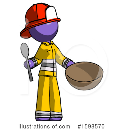 Royalty-Free (RF) Purple Design Mascot Clipart Illustration by Leo Blanchette - Stock Sample #1598570
