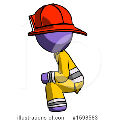 Royalty-Free (RF) Purple Design Mascot Clipart Illustration by Leo Blanchette - Stock Sample #1598583
