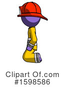 Purple Design Mascot Clipart #1598586 by Leo Blanchette