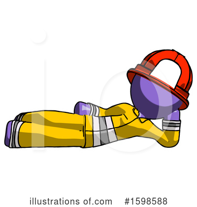 Royalty-Free (RF) Purple Design Mascot Clipart Illustration by Leo Blanchette - Stock Sample #1598588