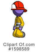 Purple Design Mascot Clipart #1598589 by Leo Blanchette