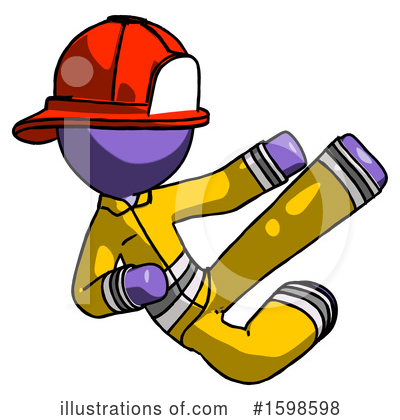 Royalty-Free (RF) Purple Design Mascot Clipart Illustration by Leo Blanchette - Stock Sample #1598598