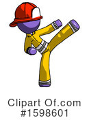 Purple Design Mascot Clipart #1598601 by Leo Blanchette