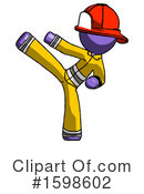 Purple Design Mascot Clipart #1598602 by Leo Blanchette