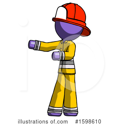 Royalty-Free (RF) Purple Design Mascot Clipart Illustration by Leo Blanchette - Stock Sample #1598610