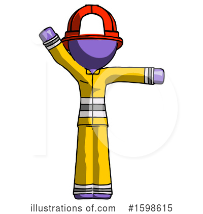 Royalty-Free (RF) Purple Design Mascot Clipart Illustration by Leo Blanchette - Stock Sample #1598615