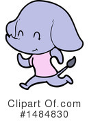 Purple Elephant Clipart #1484830 by lineartestpilot