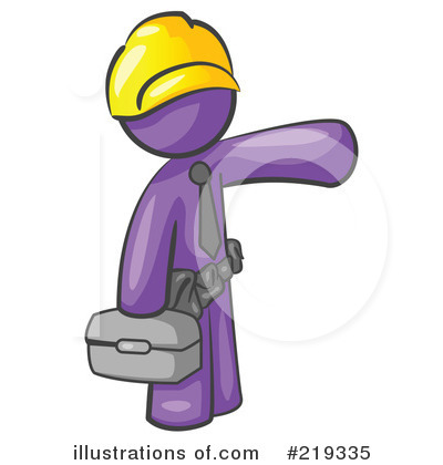 Royalty-Free (RF) Purple Mascot Clipart Illustration by Leo Blanchette - Stock Sample #219335