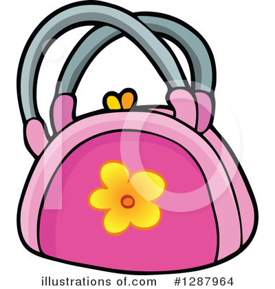 Royalty-Free (RF) Purse Clipart Illustration by visekart - Stock Sample #1287964