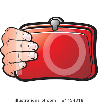 Royalty-Free (RF) Purse Clipart Illustration by Lal Perera - Stock Sample #1434818