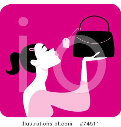 Royalty-Free (RF) Purse Clipart Illustration by Monica - Stock Sample #74511