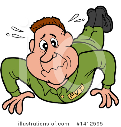 Soldier Clipart #1412595 by LaffToon