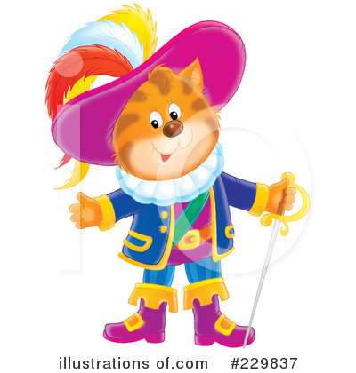 Royalty-Free (RF) Puss In Boots Clipart Illustration by Alex Bannykh - Stock Sample #229837