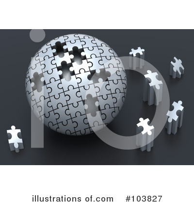 Royalty-Free (RF) Puzzle Clipart Illustration by Tonis Pan - Stock Sample #103827