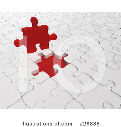 Royalty-Free (RF) Puzzle Clipart Illustration by KJ Pargeter - Stock Sample #26838