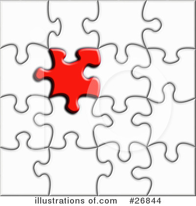 Royalty-Free (RF) Puzzle Clipart Illustration by KJ Pargeter - Stock Sample #26844