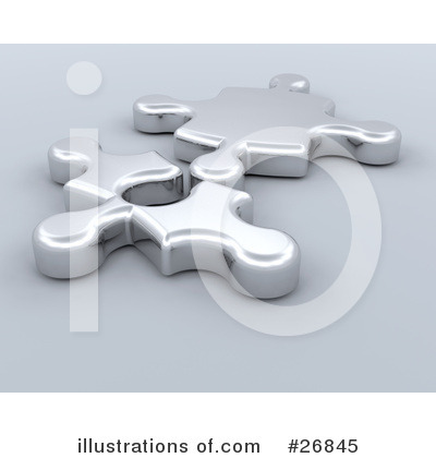 Royalty-Free (RF) Puzzle Clipart Illustration by KJ Pargeter - Stock Sample #26845