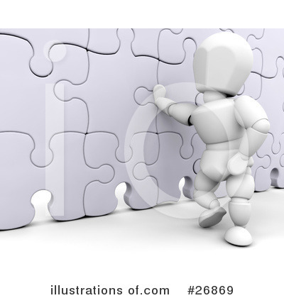 Royalty-Free (RF) Puzzle Clipart Illustration by KJ Pargeter - Stock Sample #26869