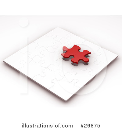 Royalty-Free (RF) Puzzle Clipart Illustration by KJ Pargeter - Stock Sample #26875