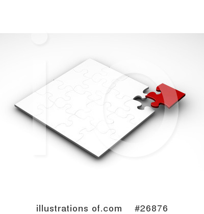 Royalty-Free (RF) Puzzle Clipart Illustration by KJ Pargeter - Stock Sample #26876