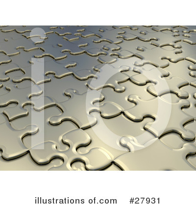 Royalty-Free (RF) Puzzle Clipart Illustration by KJ Pargeter - Stock Sample #27931