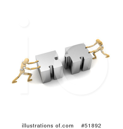 Royalty-Free (RF) Puzzle Clipart Illustration by stockillustrations - Stock Sample #51892