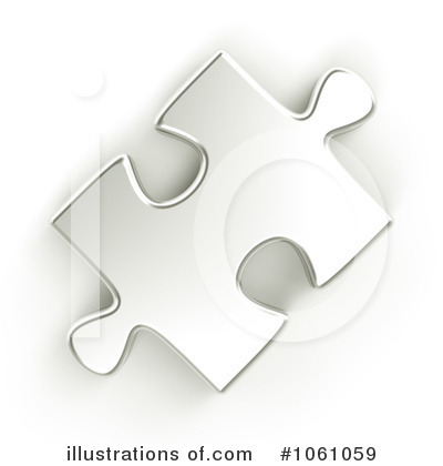 Royalty-Free (RF) Puzzle Piece Clipart Illustration by ShazamImages - Stock Sample #1061059