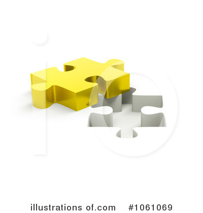 Royalty-Free (RF) Puzzle Piece Clipart Illustration by ShazamImages - Stock Sample #1061069