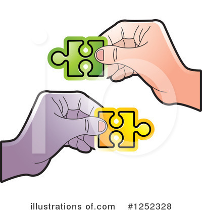 Royalty-Free (RF) Puzzle Piece Clipart Illustration by Lal Perera - Stock Sample #1252328