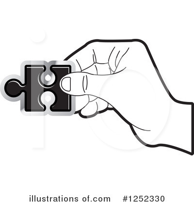 Royalty-Free (RF) Puzzle Piece Clipart Illustration by Lal Perera - Stock Sample #1252330