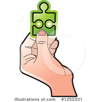 Puzzle Piece Clipart #1252331 by Lal Perera