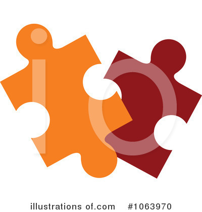 Royalty-Free (RF) Puzzle Pieces Clipart Illustration by Vector Tradition SM - Stock Sample #1063970
