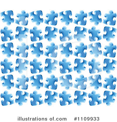 Jigsaw Puzzle Clipart #1109933 by Vector Tradition SM