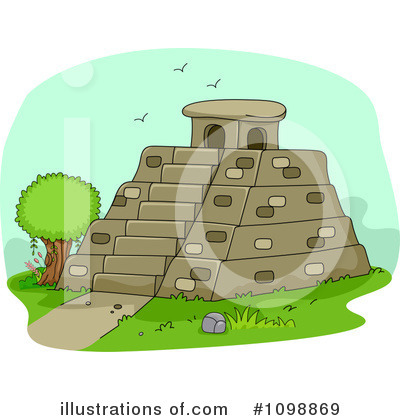 Royalty-Free (RF) Pyramid Clipart Illustration by BNP Design Studio - Stock Sample #1098869
