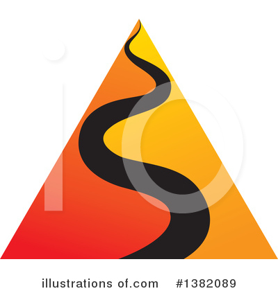 Royalty-Free (RF) Pyramid Clipart Illustration by ColorMagic - Stock Sample #1382089