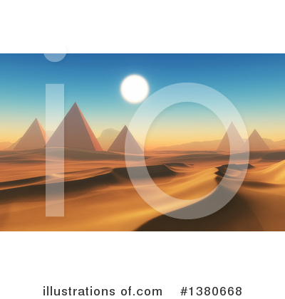 Pyramids Clipart #1380668 by KJ Pargeter