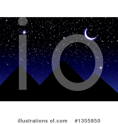 Crescent Moon Clipart #1355850 by michaeltravers