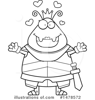 Royalty-Free (RF) Queen Ant Clipart Illustration by Cory Thoman - Stock Sample #1478572