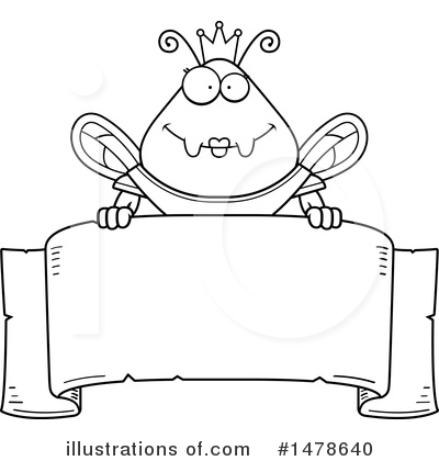 Royalty-Free (RF) Queen Bee Clipart Illustration by Cory Thoman - Stock Sample #1478640