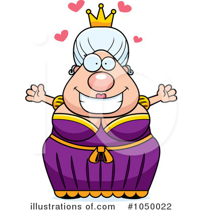 Royalty-Free (RF) Queen Clipart Illustration by Cory Thoman - Stock Sample #1050022