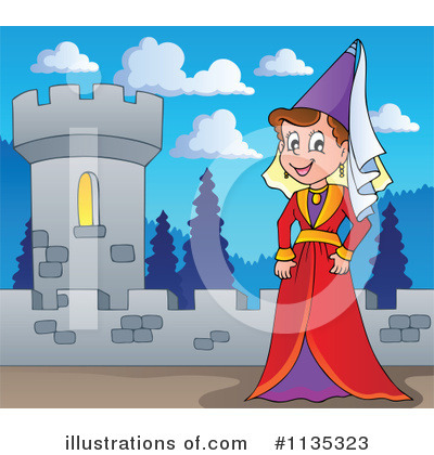 Royalty-Free (RF) Queen Clipart Illustration by visekart - Stock Sample #1135323
