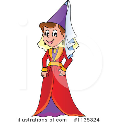 Royalty-Free (RF) Queen Clipart Illustration by visekart - Stock Sample #1135324